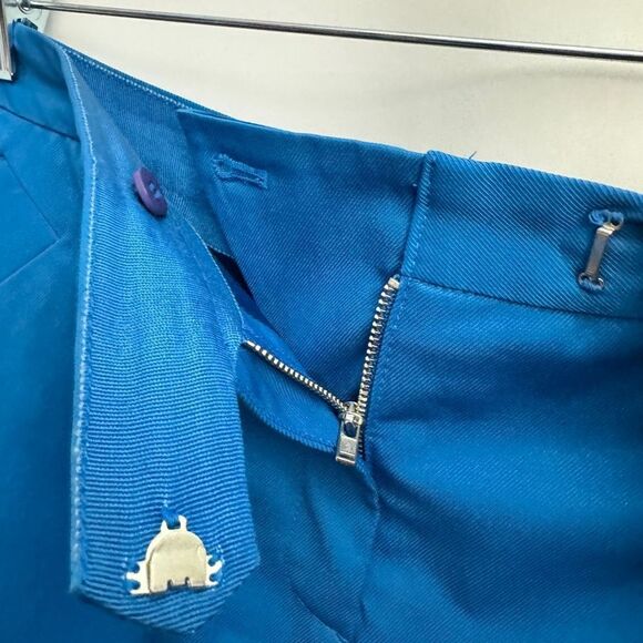 Club Monaco Pencil Mini Skirt Blue - Picture 5 of 7